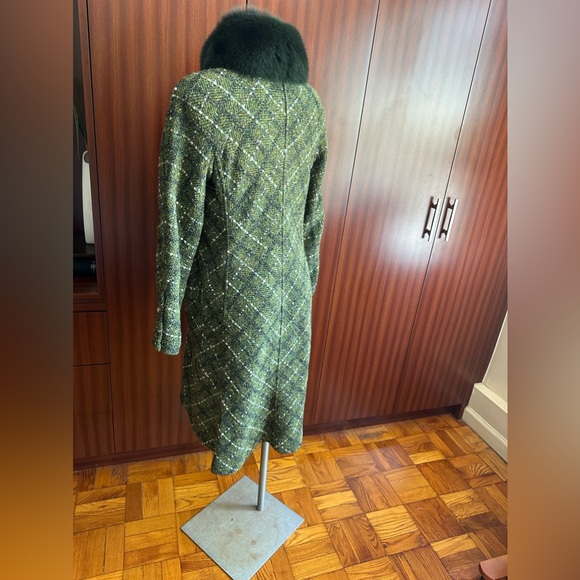 Fabulous VALENTINO unlined Coat s 10(fit M/S) 76%Wool,20Polyester3Viscosa1Cotton - Picture 3 of 12